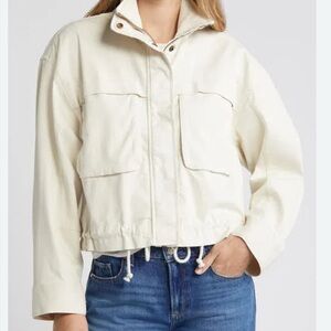 Women Cream Jacket